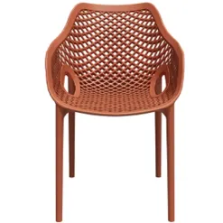Cadeira Colmeia Forte Plastico Vermelho