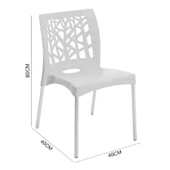 Cadeira Nature Com Pes De Aluminio Forte Plastico Medidas