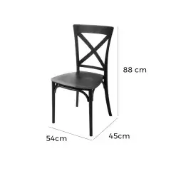 Cadeira Robust Cross Forte Plastico Medidas