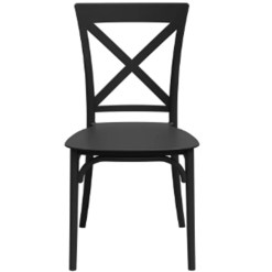 Cadeira Robust Cross Forte Plastico Preto