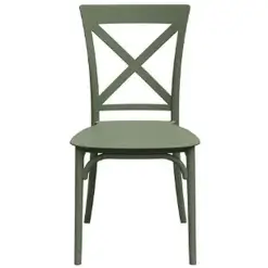 Cadeira Robust Cross Forte Plastico Verde