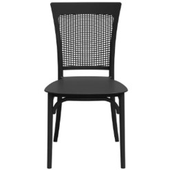 Cadeira Robust Palha Forte Plastico Preto