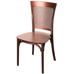 Cadeira Robust Palha Forte Plastico Terracota