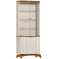 Cristaleira Serena Com 3 Portas E LED New Ceval