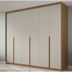 Guarda Roupa Enseada Casal 6 Portas 9 Gavetas