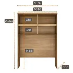 Guarda Roupa Rizon Modulo Aereo Queen 4 Portas Novo Horizonte Medidas