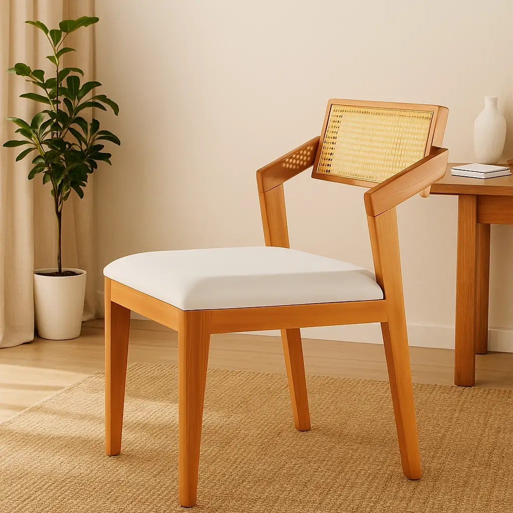 Kit 2 Cadeiras Berlim Madeira HR