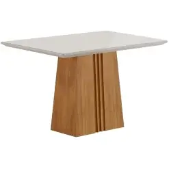 Mesa Ibiza 120x90cm Viero Mel Off White