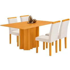 Mesa De Jantar Recife Com 4 Cadeiras