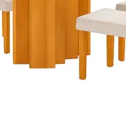 Mesa De Jantar Recife Com 4 Cadeiras Viero Detalhe