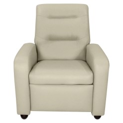 Poltrona Classic Em Linho Reclinavel Matrix Bege