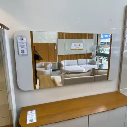 Quadro Espelho Serena 152cm Com Bordas Arredondadas New Ceval Foto Real