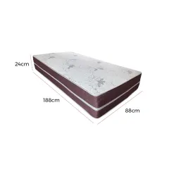 Colchao Bio Classic Solteiro 88cm Com Molas Ensacadas Bio Flex Medidas