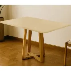 Mesa Bali 160x90cm Minas Plac Cinamomo Off White