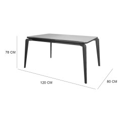 Mesa Veneza 120x80cm Minas Plac Medidas
