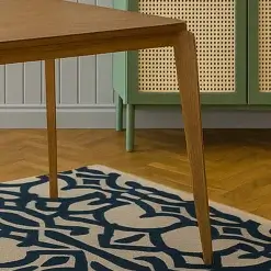 Mesa Veneza 120x80cm SEM Vidro Minas Plac Detalhe