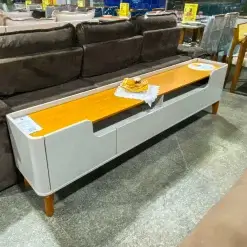 Rack Flip 180cm 4 Portas Para TV Ate 75 Polegadas Patrimar Foto Real