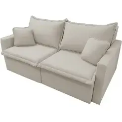 Sofa Positano Em Linho 2 Lugares Retratil E Reclinavel 180cm Innove Cru