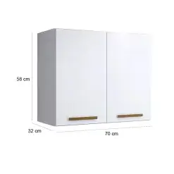 Armario Aereo Cristal 2 Portas Arte Moveis Medidas