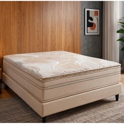 Colchao Dom Queen Com Molas Ensacadas 32x198x158