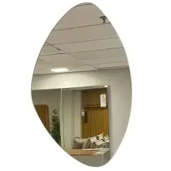 Espelho Paris Organico Decorativo Com LED RJ Decor