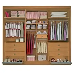 Guarda Roupa Athos Casal Ripado 6 Portas 7 Gavetas D Doro Interno