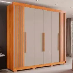 Guarda Roupa Granada Casal 6 Portas 6 Gavetas Ripado Salleto