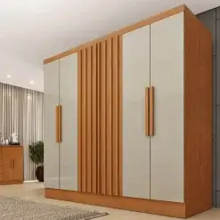 Guarda Roupa Itaperuna Casal Ripado 6 Portas 4 Gavetas