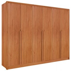 Guarda Roupa Realeza Casal 6 Portas 6 Gavetas Tcil Cinamomo