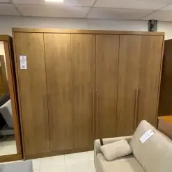 Guarda Roupa Robust Casal Sem Espelho 6 Portas 8 Gavetas Novo Horizonte Foto Real