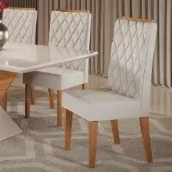 Kit 2 Cadeiras Iza Em Veludo Estofadas