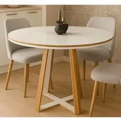 Mesa Atlanta 100x100 Redonda