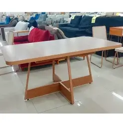 Mesa Atria 1592 Retangular 160cm Carraro Foto Real