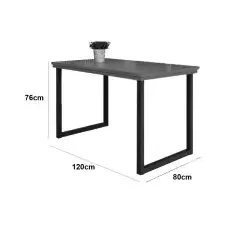 Mesa Italia 120x80cm Tampo Ripado Paonanda Medidas