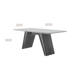 Mesa Olimpo 180x90cm LJ Moveis Medidas