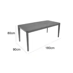 Mesa Premium 180x90 SEM Vidro Valverde Medidas