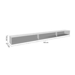 Nicho Suspenso Aspen 180cm Com 3 Portas EDN Medidas