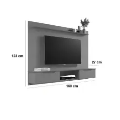 Painel Studio Para TV Ate 65 Polegadas 2 Portas EDN Medidas
