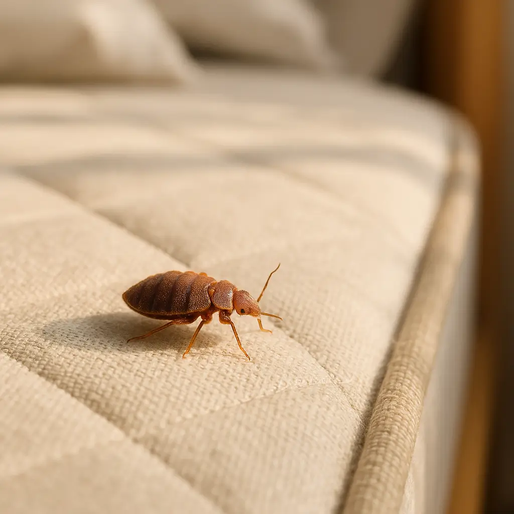 Percevejo no colchão: como identificar e eliminar, inseto marrom na borda do colchão
