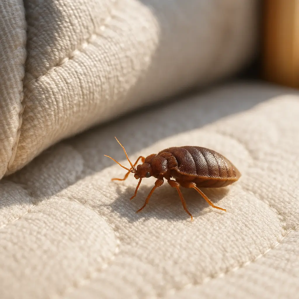 Percevejo no colchão: como identificar e eliminar, percevejo marrom na costura do colchão