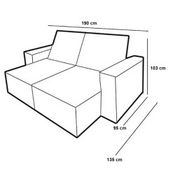 Sofa Beatriz 3 Lugares Retratil E Reclinavel 190cm Tecido Veludo Medidas