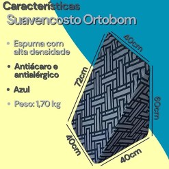 Travesseiro Triangular Suavencosto Sleep Ortobom Medidas