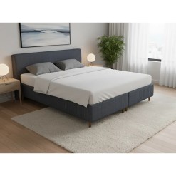 Base Box Bipartida Lavish Queen Tecido Jacquard 45x198x158cm