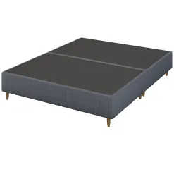 Base Box Bipartida Lavish Queen Tecido Jacquard 45x198x158cm Sealy