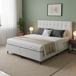 Base Box Bipartida Royal Resort Queen Tecido Malha Square 40x198x158cm Sealy