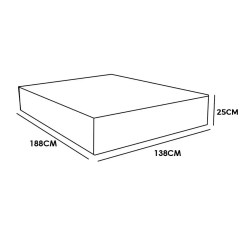 Colchao Airtech Spring Pocket Casal 25x188x138cm De Molas Ensacadas Ortobom Medidas