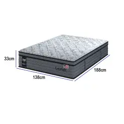 Colchao Lavish Casal Posturepedic 33x188x138cm Sealy Medidas