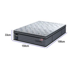 Colchao Lavish Queen Posturepedic 33x198x158cm Sealy Medidas