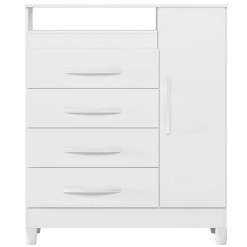 Comoda Turquesa 1 Porta 4 Gavetas Albatroz Branco