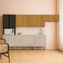 Cozinha Art Completa 6 Pecas 14 Portas 2 Gavetas Kits Parana